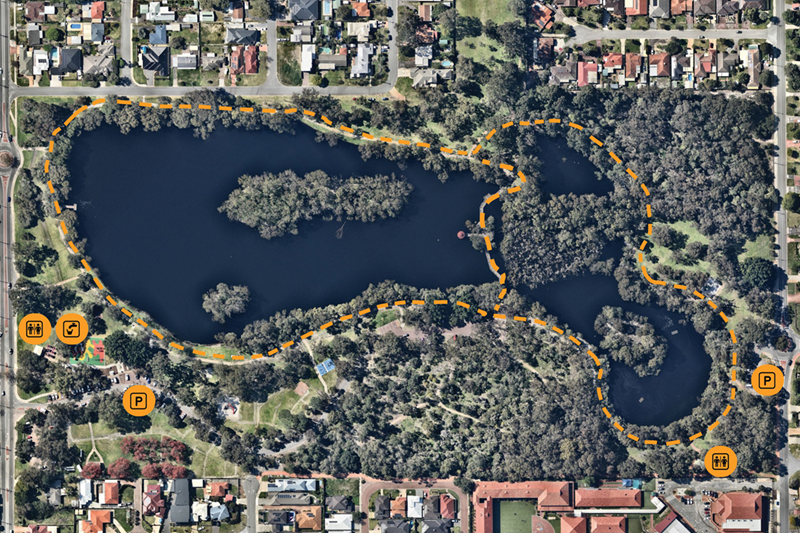 Tomato Lake Trail Map