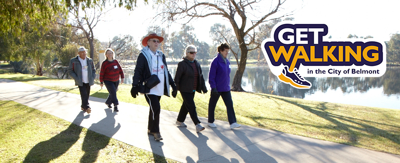 Walking group at Tomato Lake.