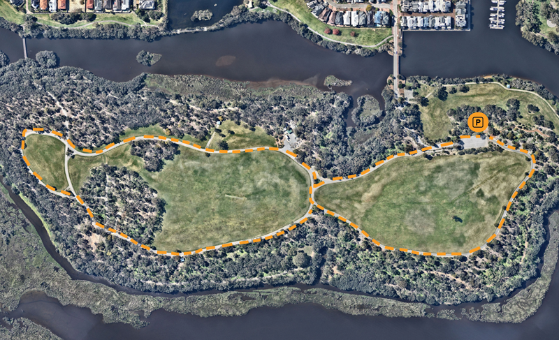 Kuljuk Island Trail Map