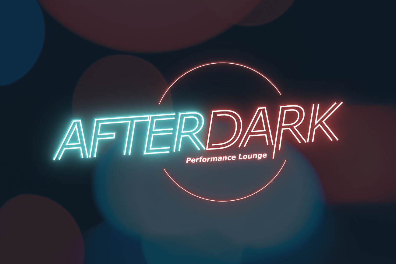 Afterdark logo on dark background