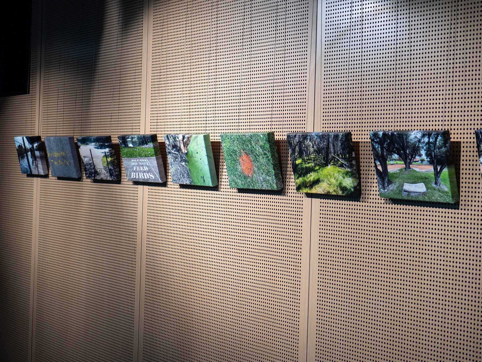 Photographs on canvas