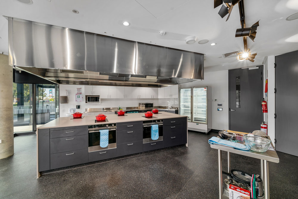 Demonstration Kitchen looking towards Events Room