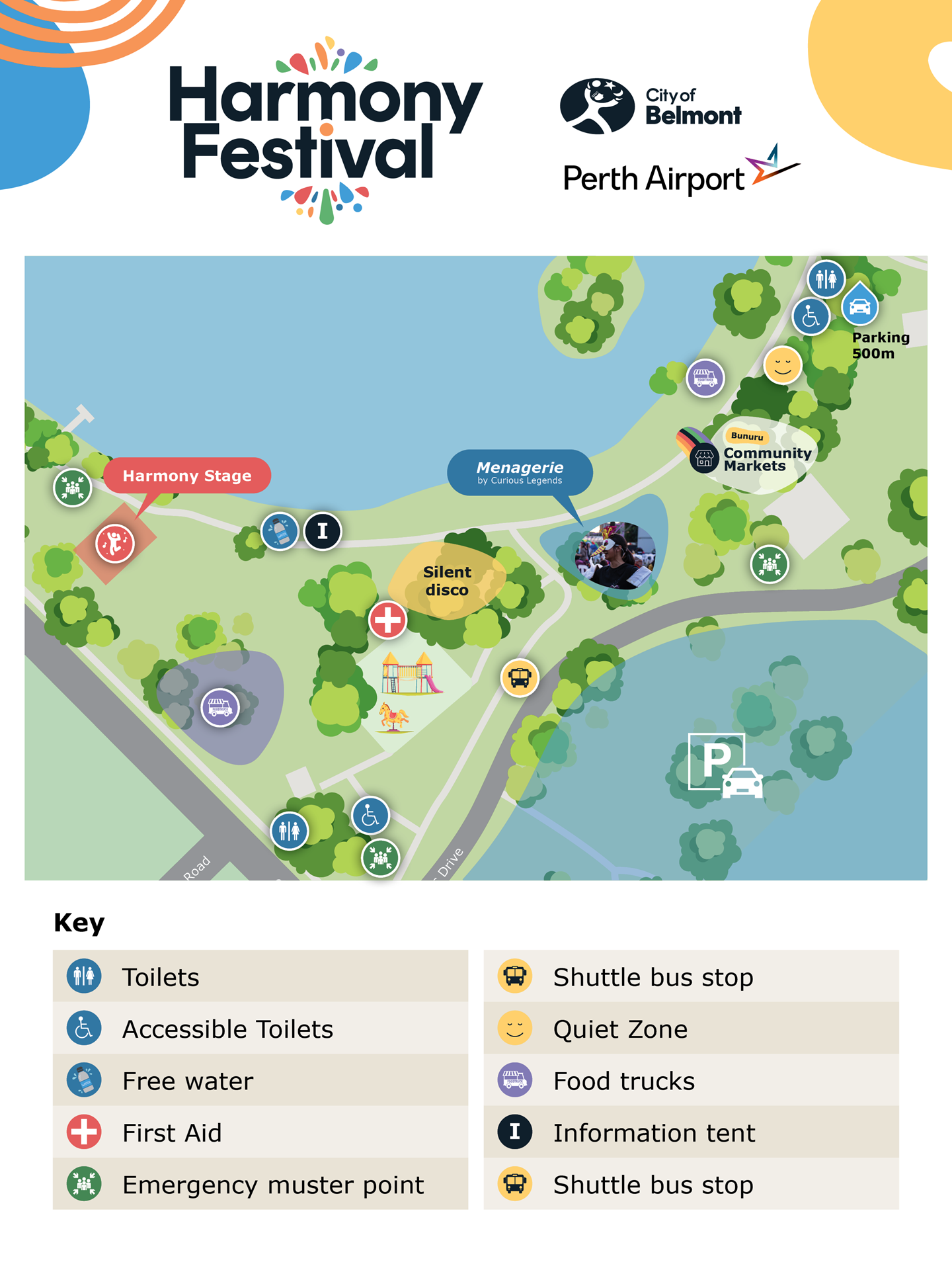 Harmony Festival map