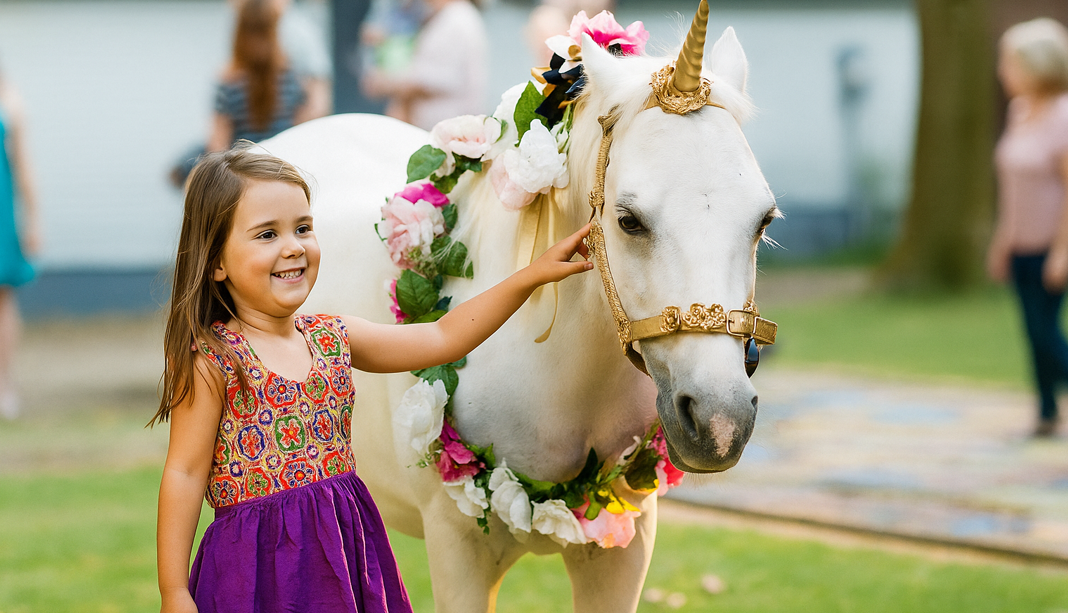 Child at KidzFest running on inflatable amusement