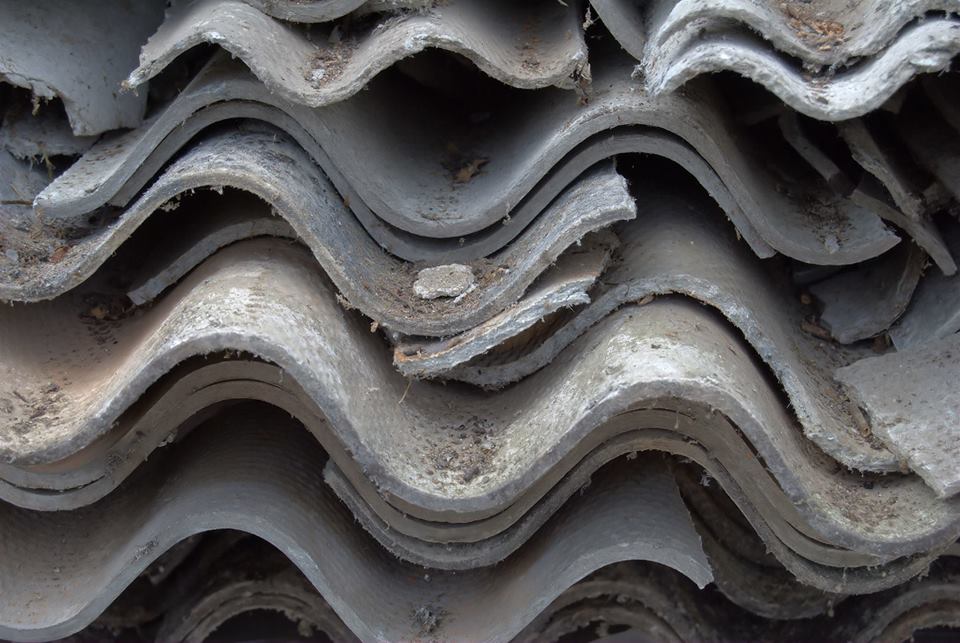 Asbestos sheets.