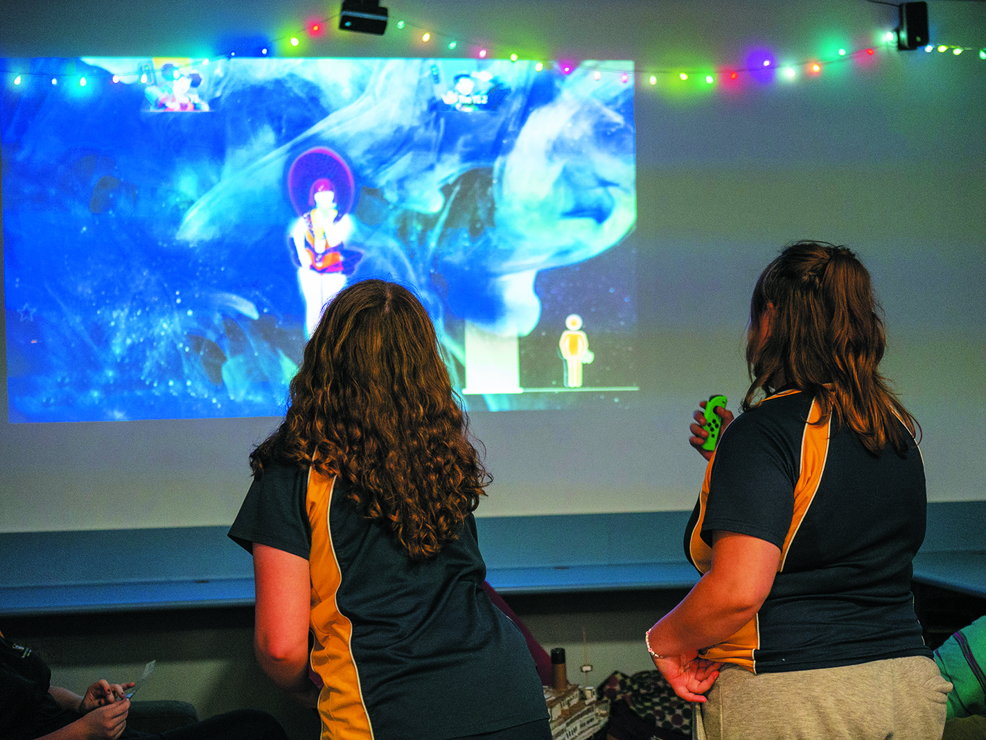 Two young people at The Base