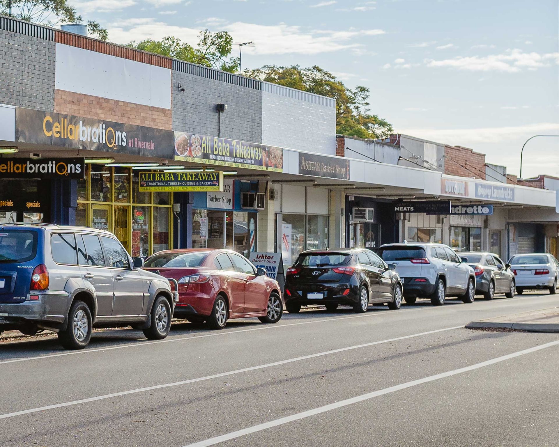 Parking at Kooyong Village.