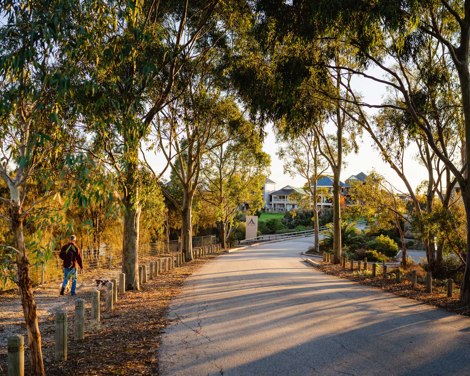 Ascot Waters walkway,