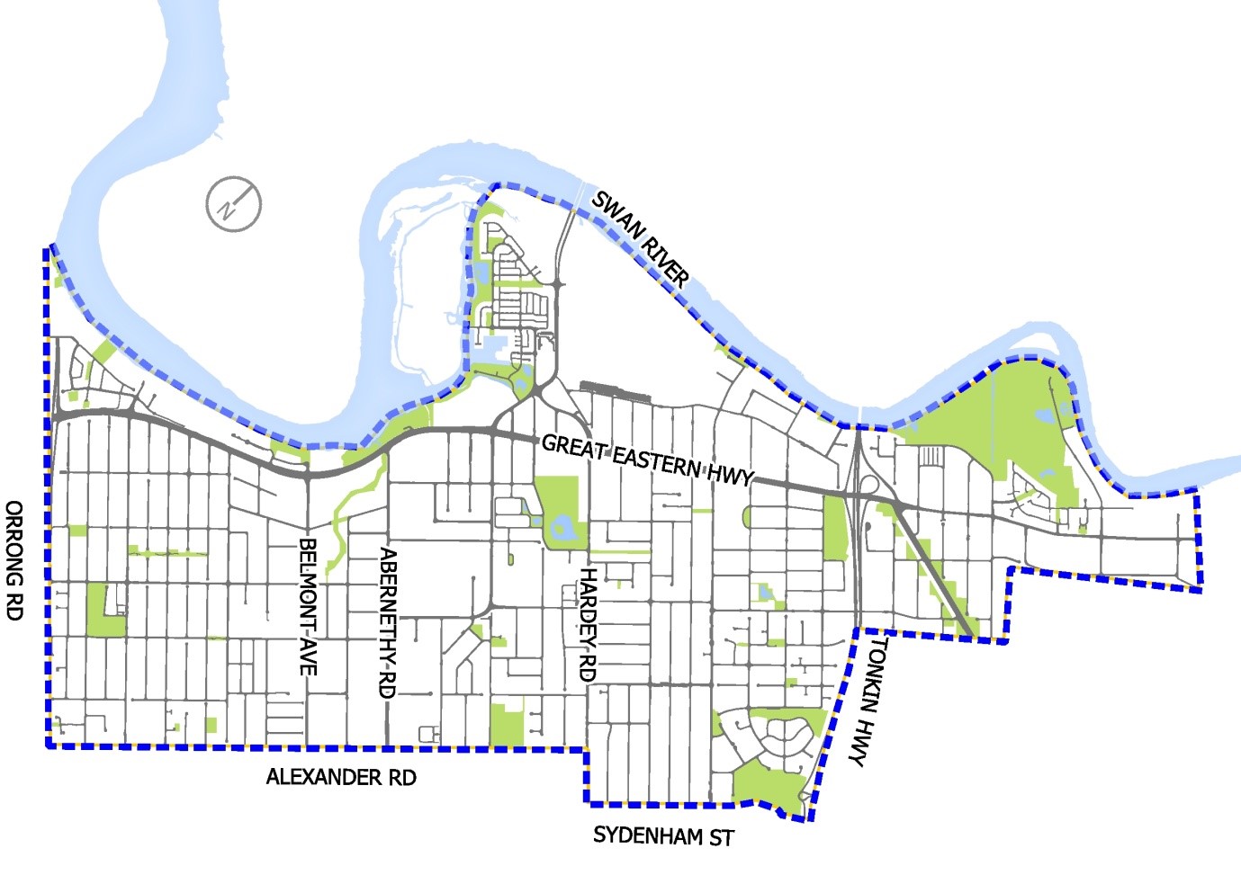 Powerline Pruning Map North Side