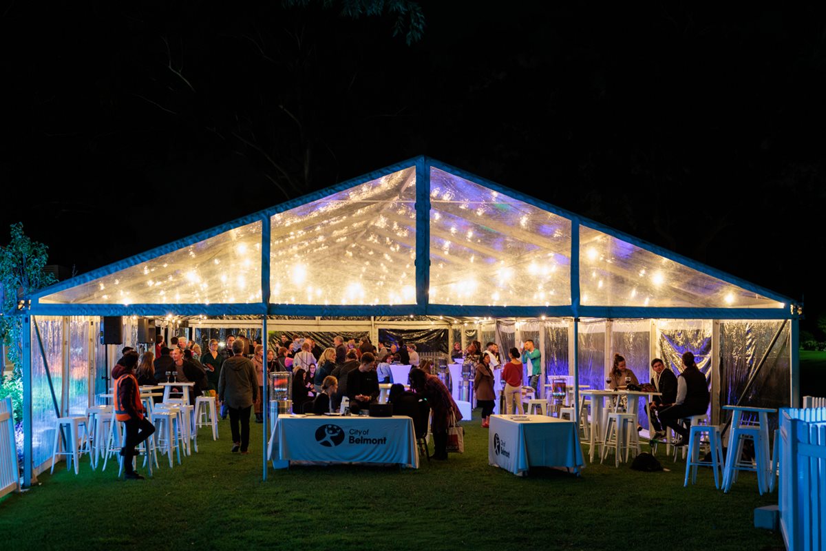 2024 City of Belmont Opening Night entry at The Glasshouse